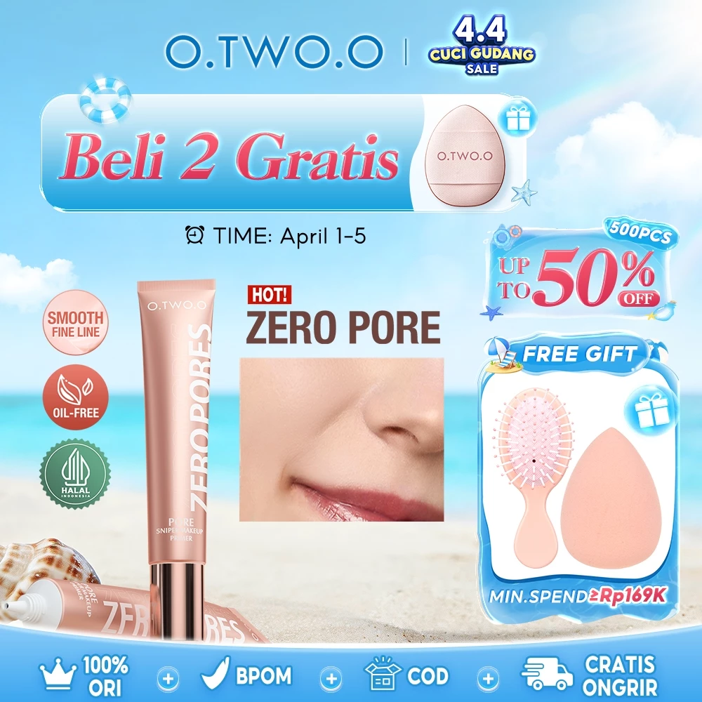 O.TWO.O Makeup Base Cream Invisible Pore Soft Focus Makeup Primer