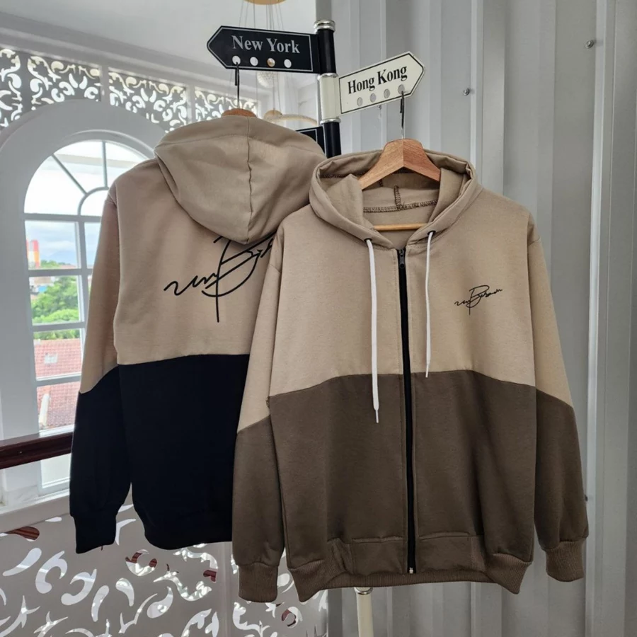 ( isi 2 pcs ) Jaket couple B Signature pasangan / jaket pasangan pacar / jaket couple sahabat