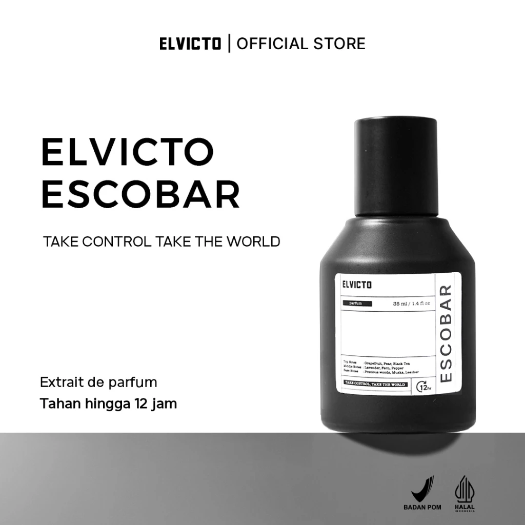 ELVICTO ESCOBAR EXTRAIT DE PARFUM 35ml | Extrait de Parfum Minyak Wangi Tahan Lama Parfum Unisex Parfum Pria Tahan Lama Parfum Cowo Parfum Tahan Lama Parfum Wanita Tahan lamaParfum